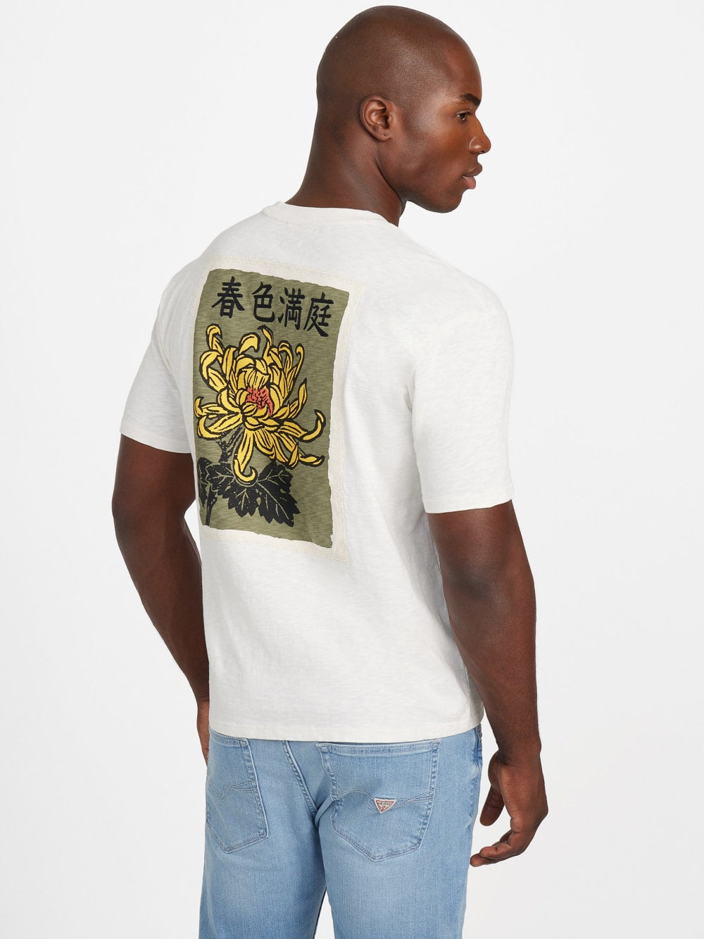 David Floral Applique Tee - Guess