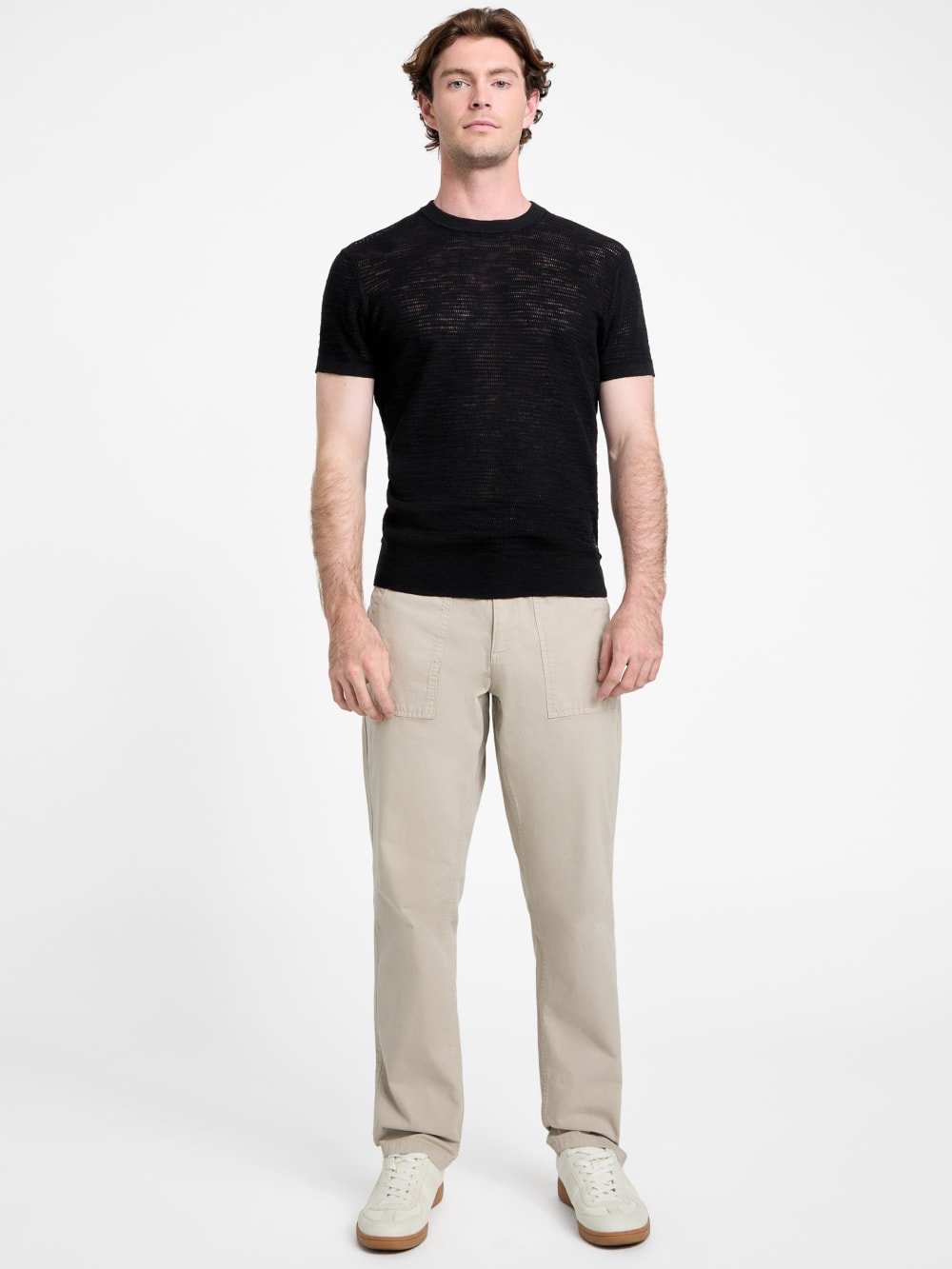 Eco Goodwin Stitched Sweater Tee - Guess