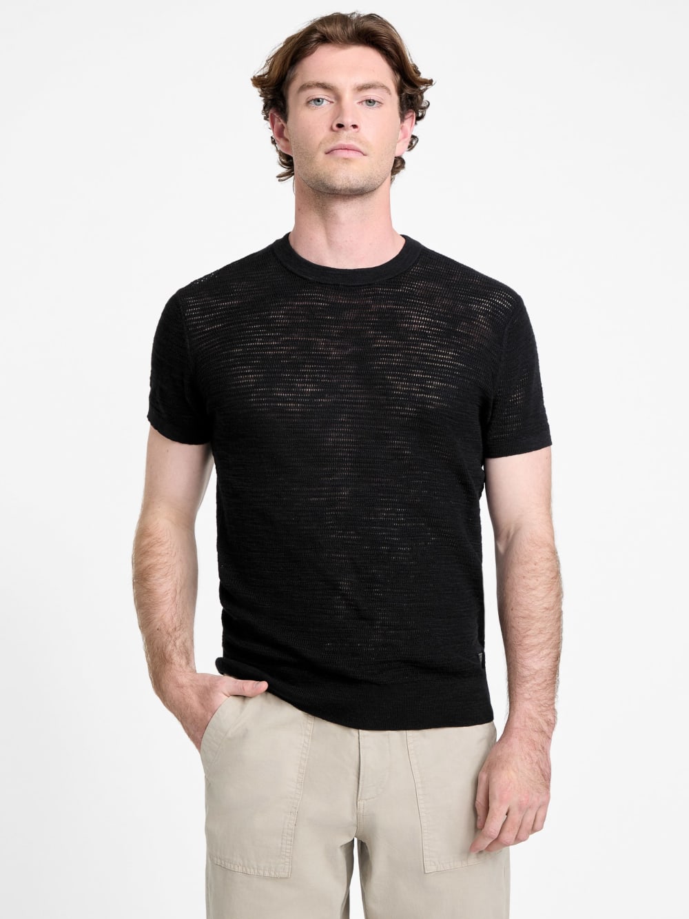 Eco Goodwin Stitched Sweater Tee - Guess