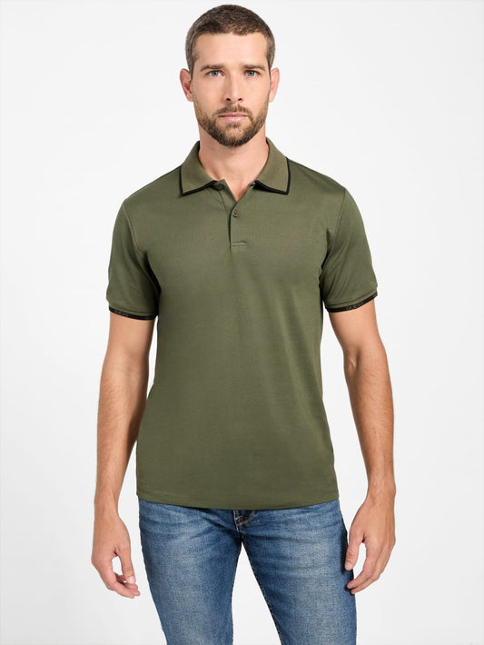 Eco Paul Pique Tipping Polo - Guess