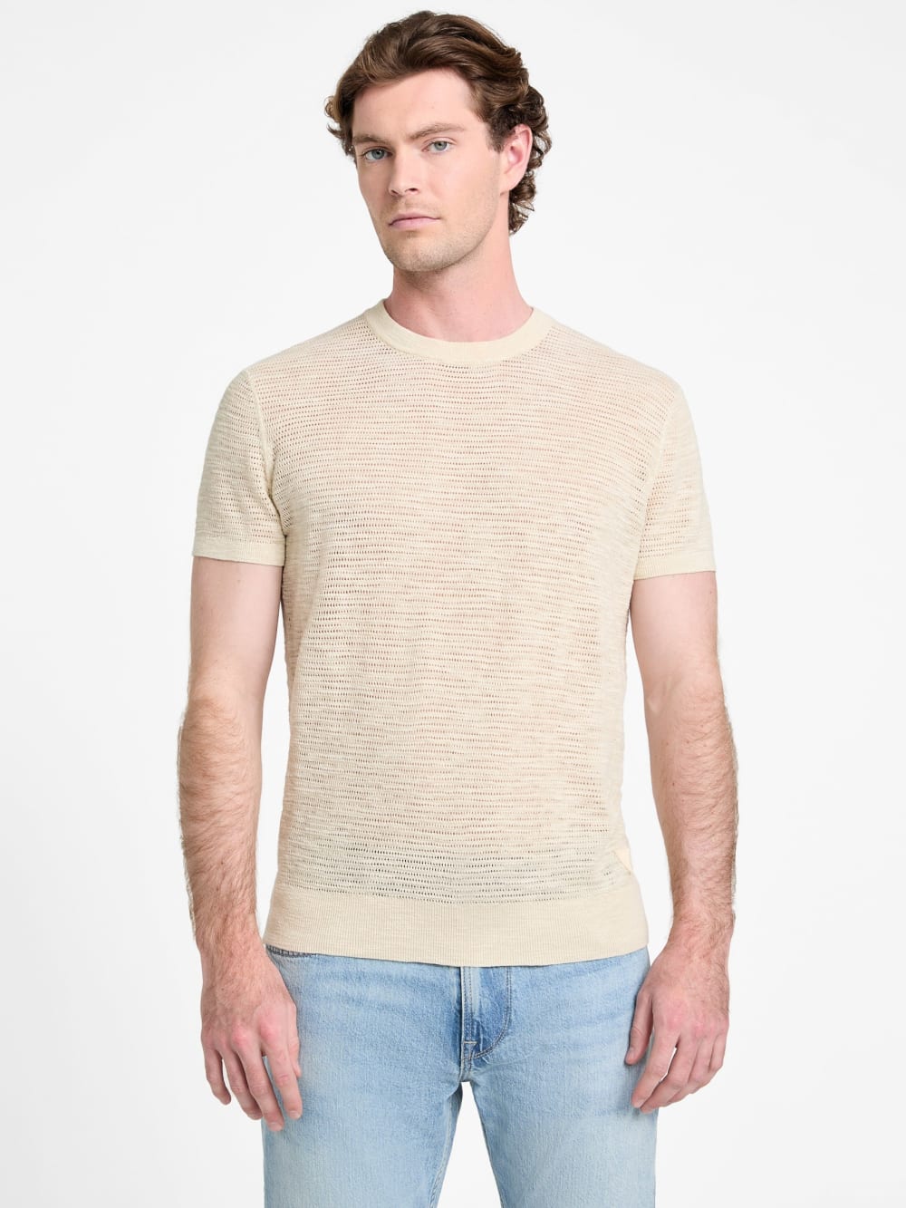 Eco Goodwin Stitched Sweater Tee - Guess