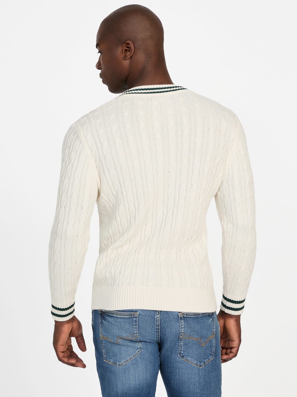 Eco Hewie Cable-Knit Sweater - Guess