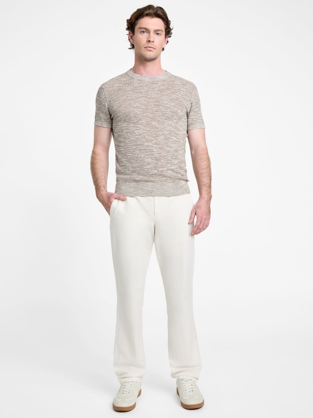 Eco Goodwin Stitched Sweater Tee - Guess