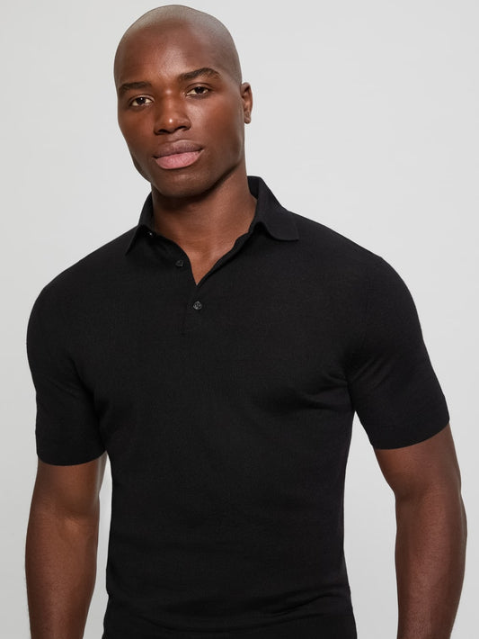 Fred Wool Polo Sweater - Guess