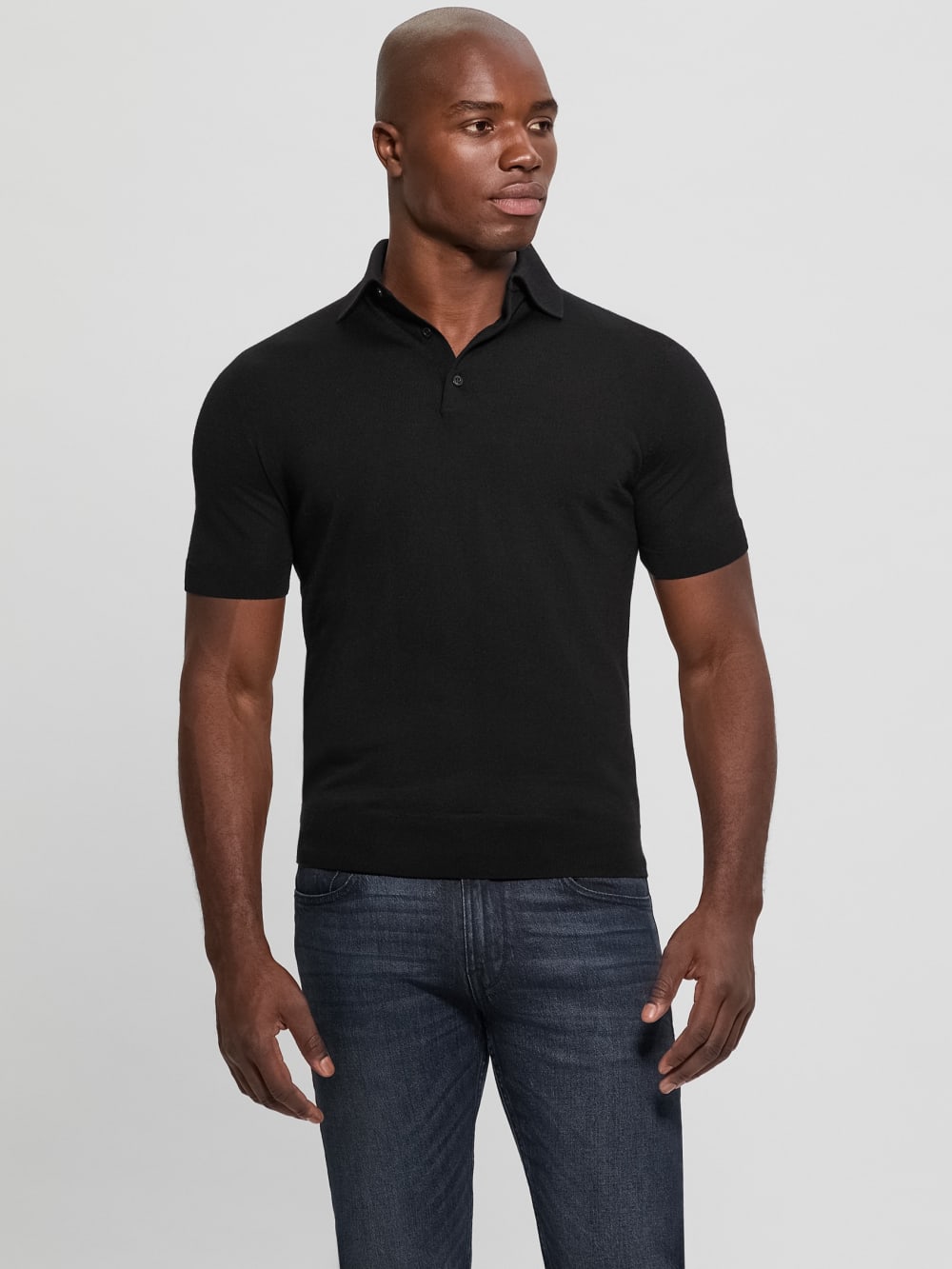 Fred Wool Polo Sweater - Guess