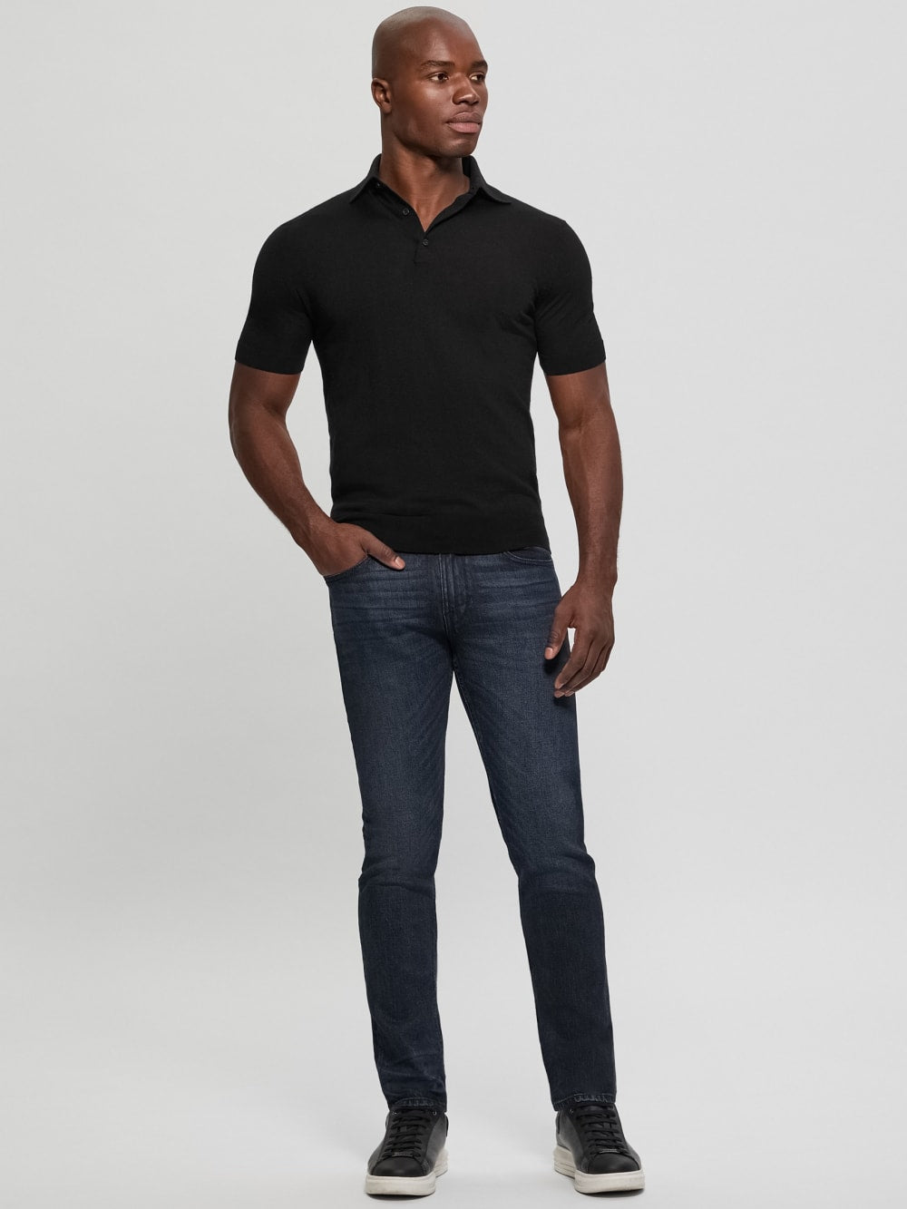 Fred Wool Polo Sweater - Guess