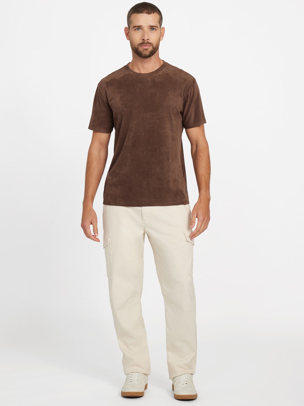 Garrett Faux-Suede Tee - Guess