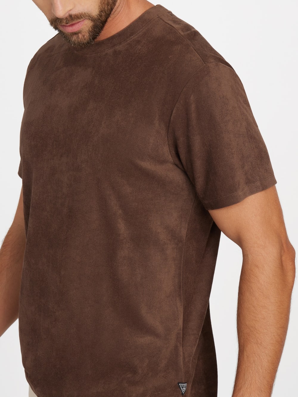 Garrett Faux-Suede Tee - Guess
