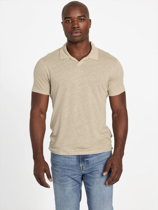 Eco Leon Linen Polo - Guess