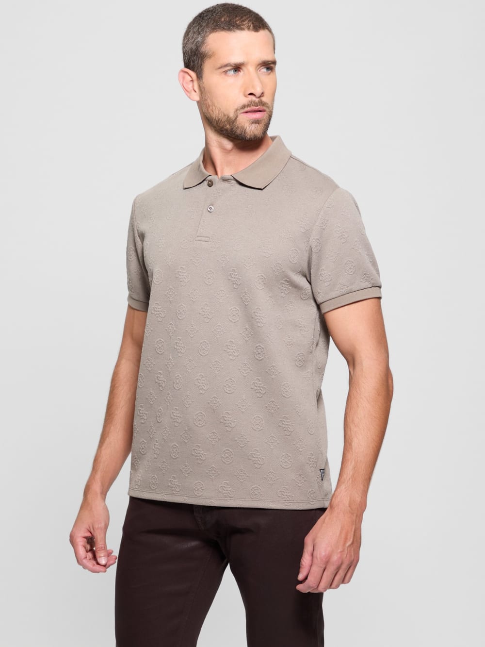 Peony Jacquard Polo - Guess