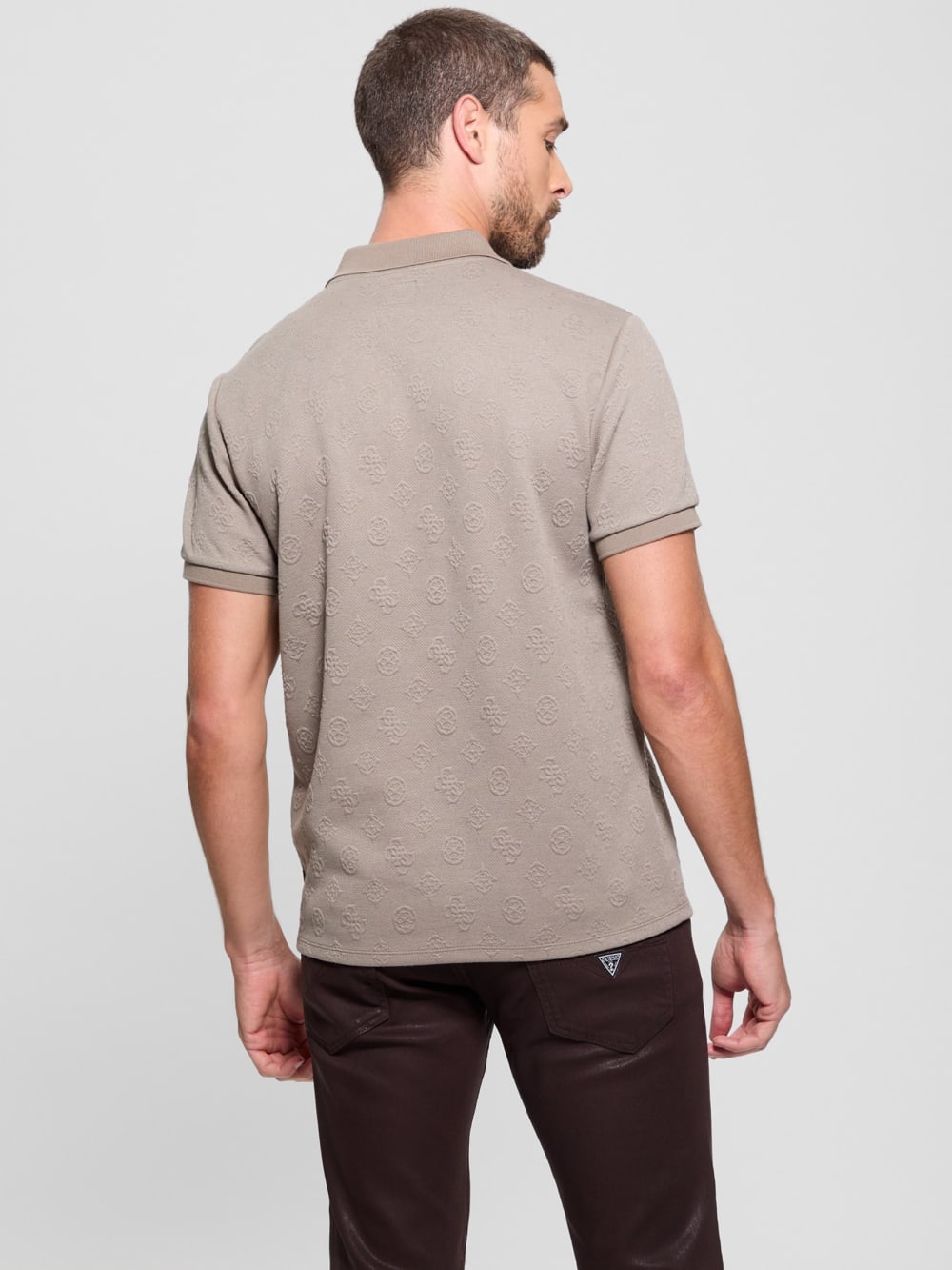 Peony Jacquard Polo - Guess