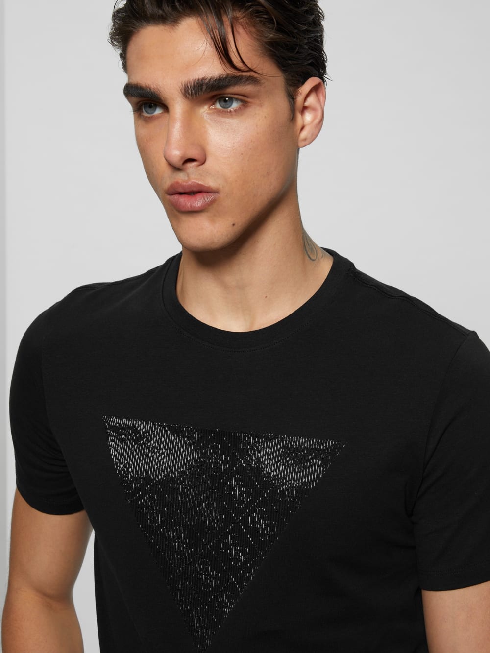 Eco Triangle Crewneck Tee - Guess