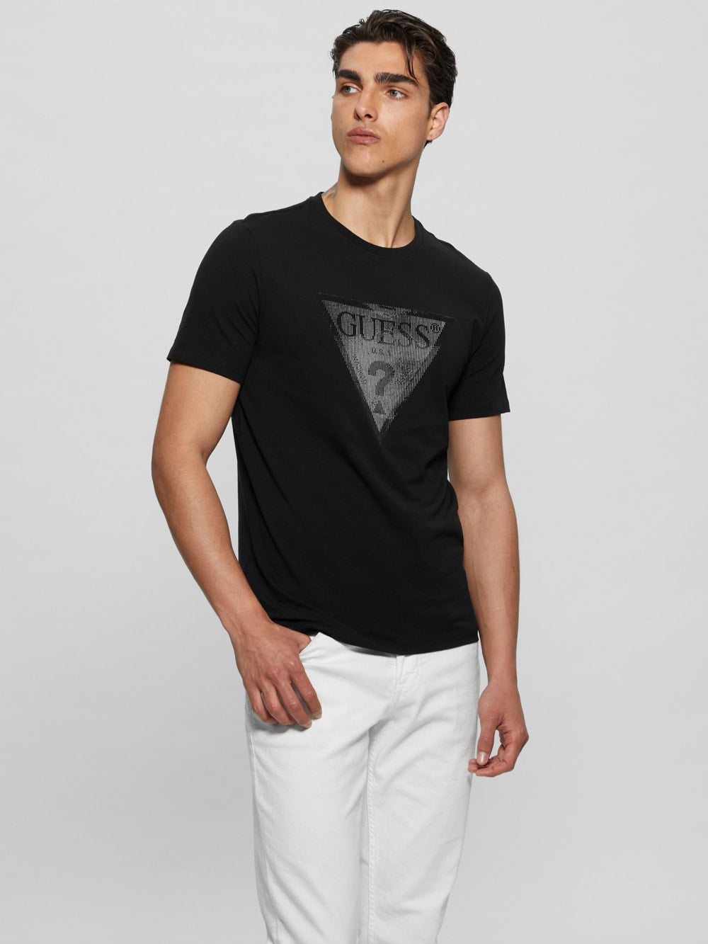 Eco Triangle Crewneck Tee - Guess