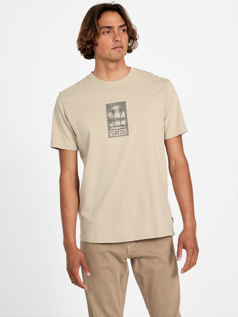 Eco Paradise Postage Tee - Guess