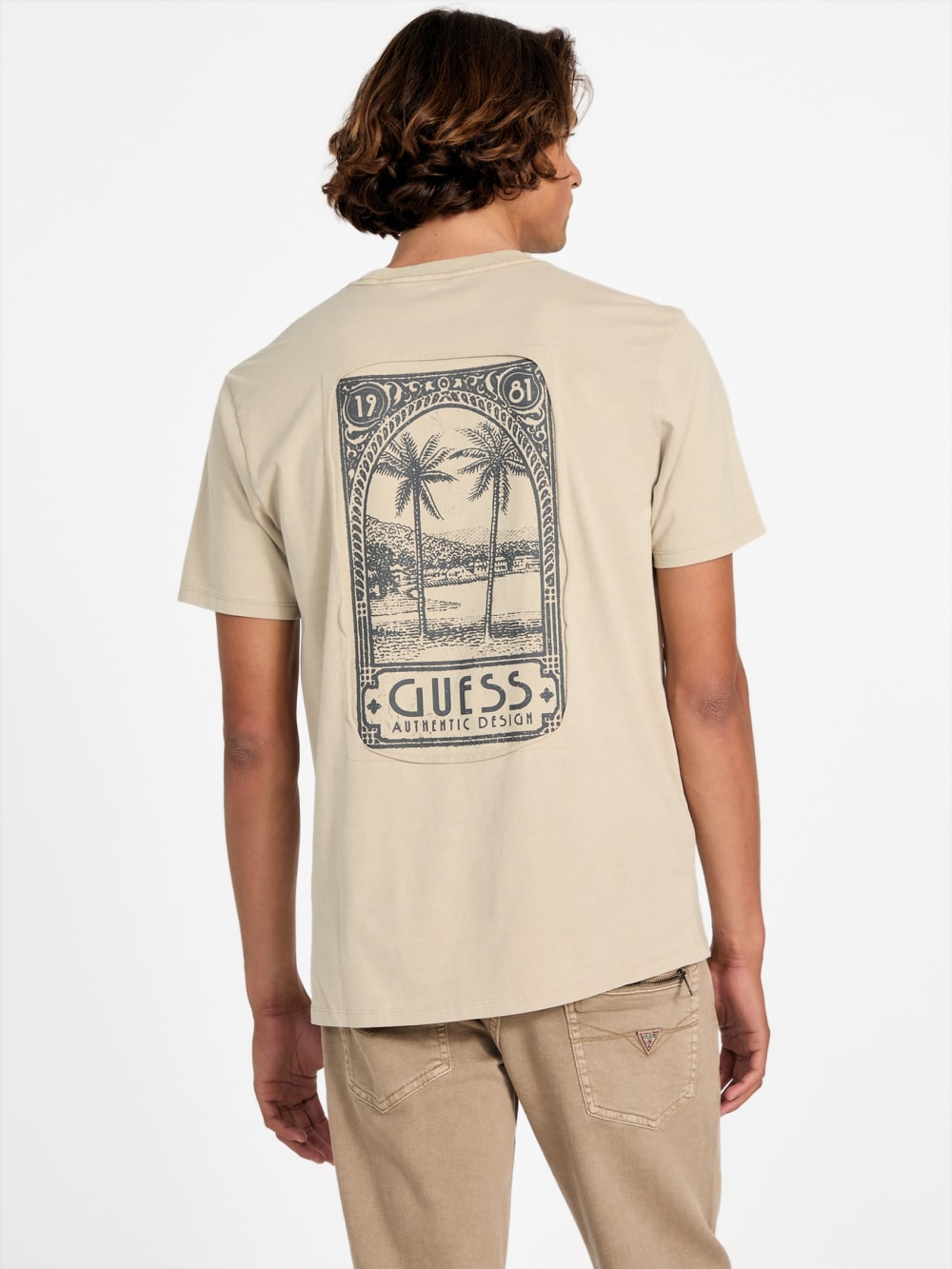 Eco Paradise Postage Tee - Guess