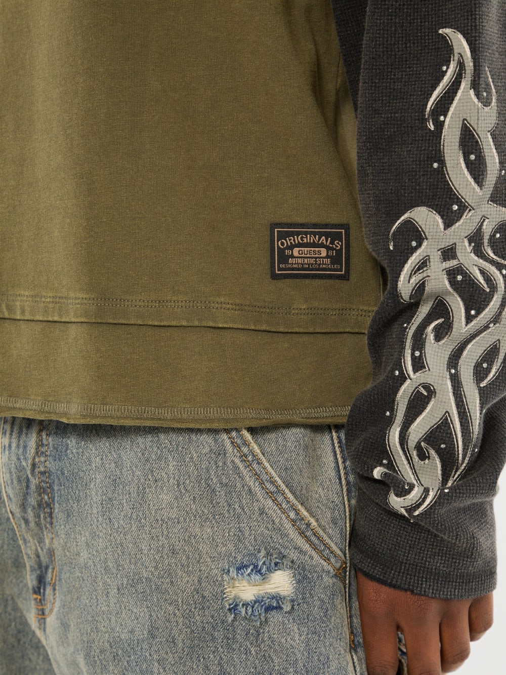 GUESS Originals Eco Double Layered Tee - Guess