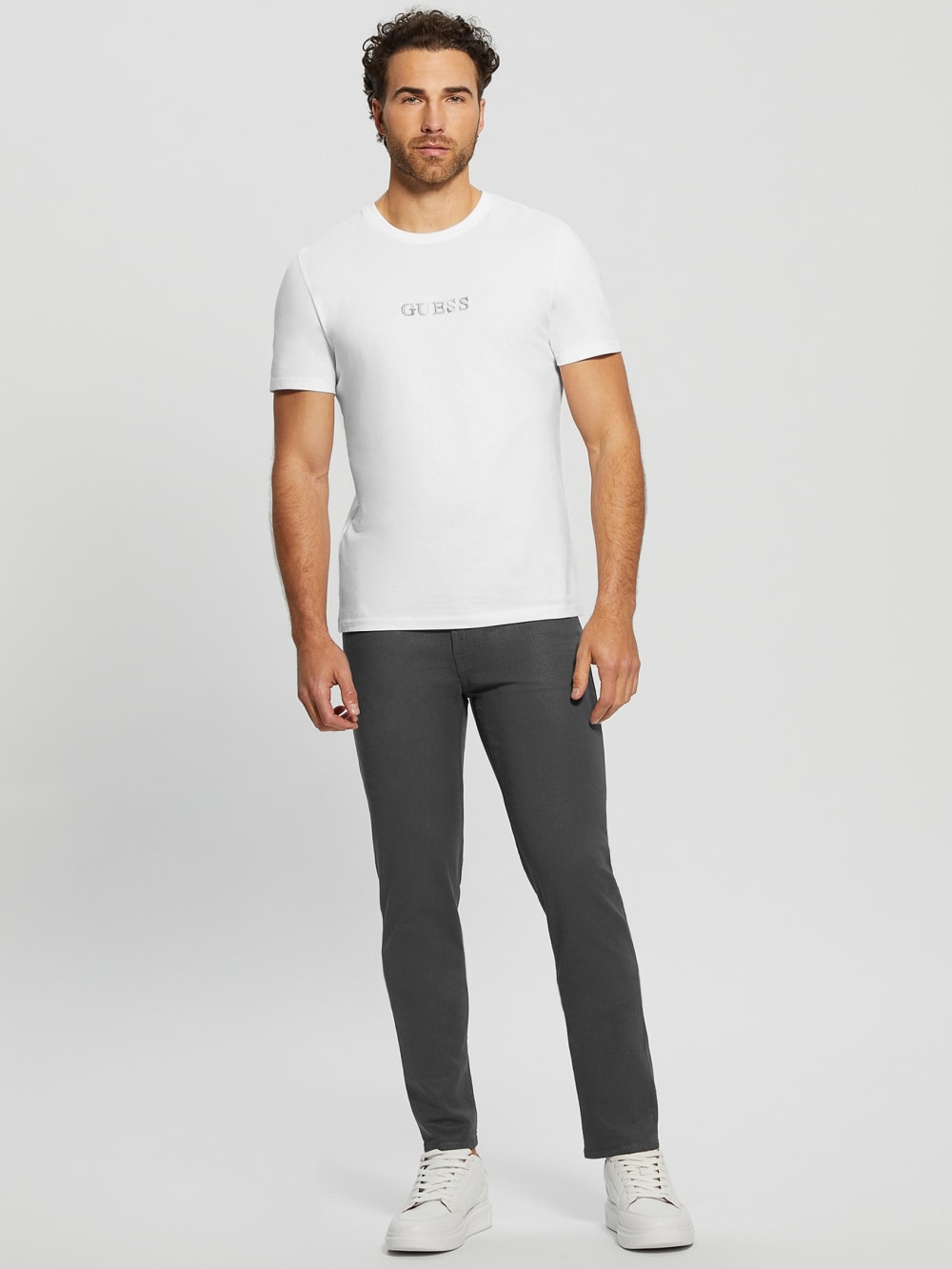 Eco Signature Crewneck Tee - Guess