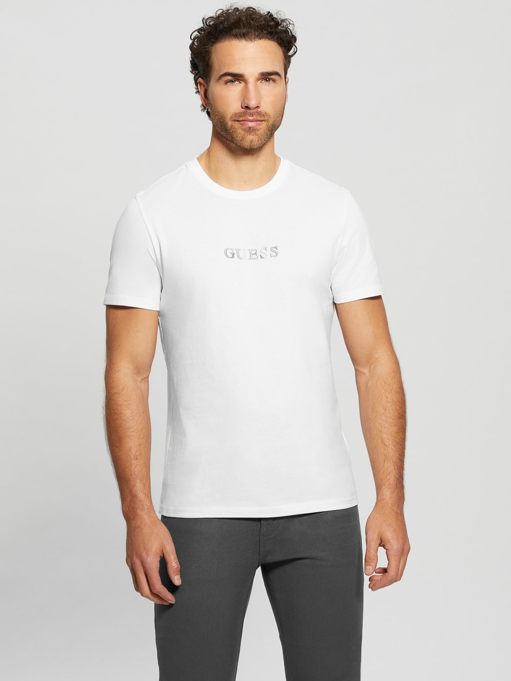 Eco Signature Crewneck Tee - Guess