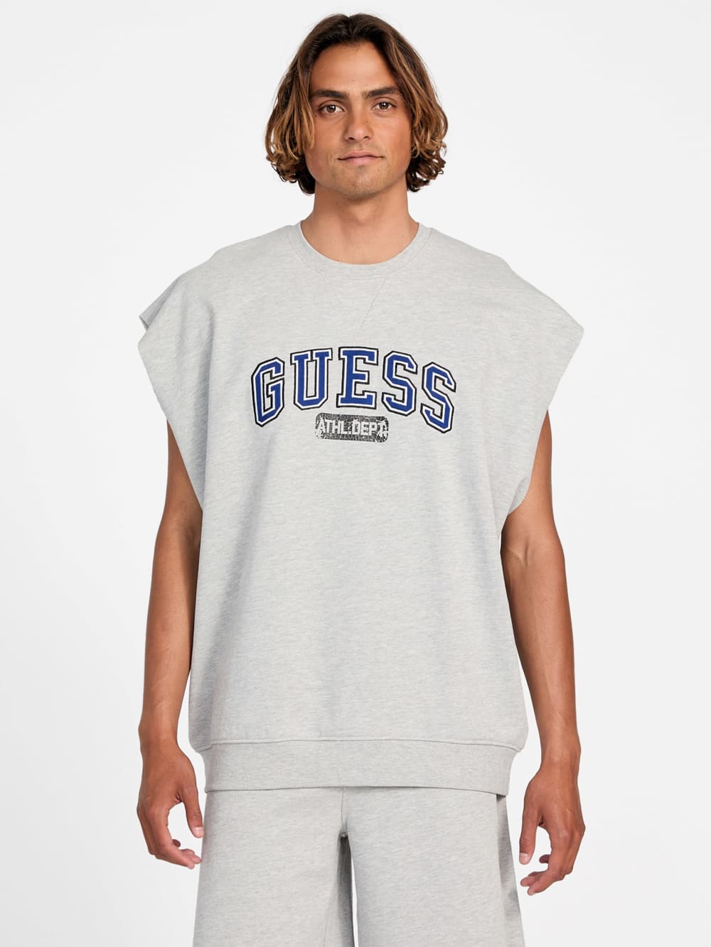 Eco Allium Sleeveless Sweatshirt - Guess
