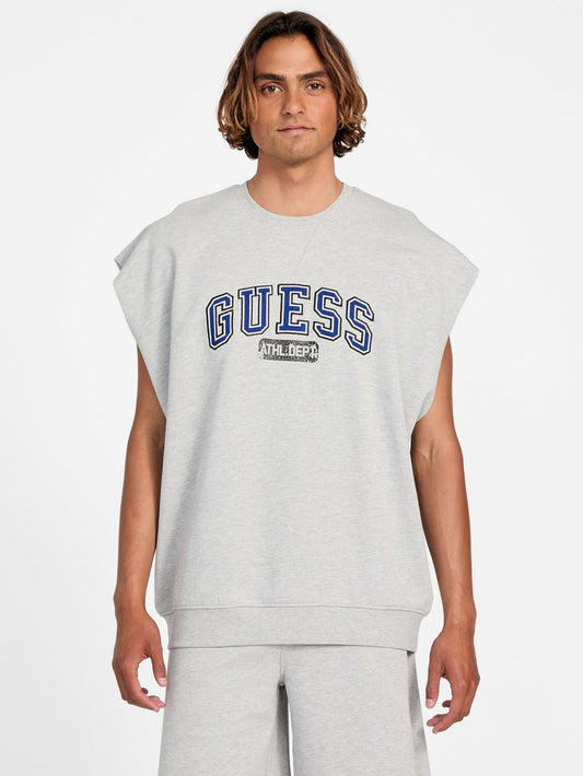 Eco Allium Sleeveless Sweatshirt - Guess