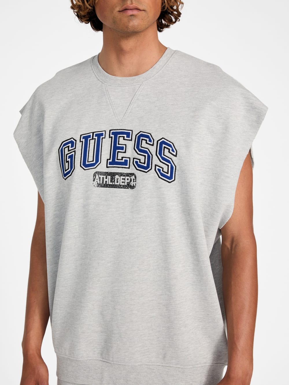 Eco Allium Sleeveless Sweatshirt - Guess