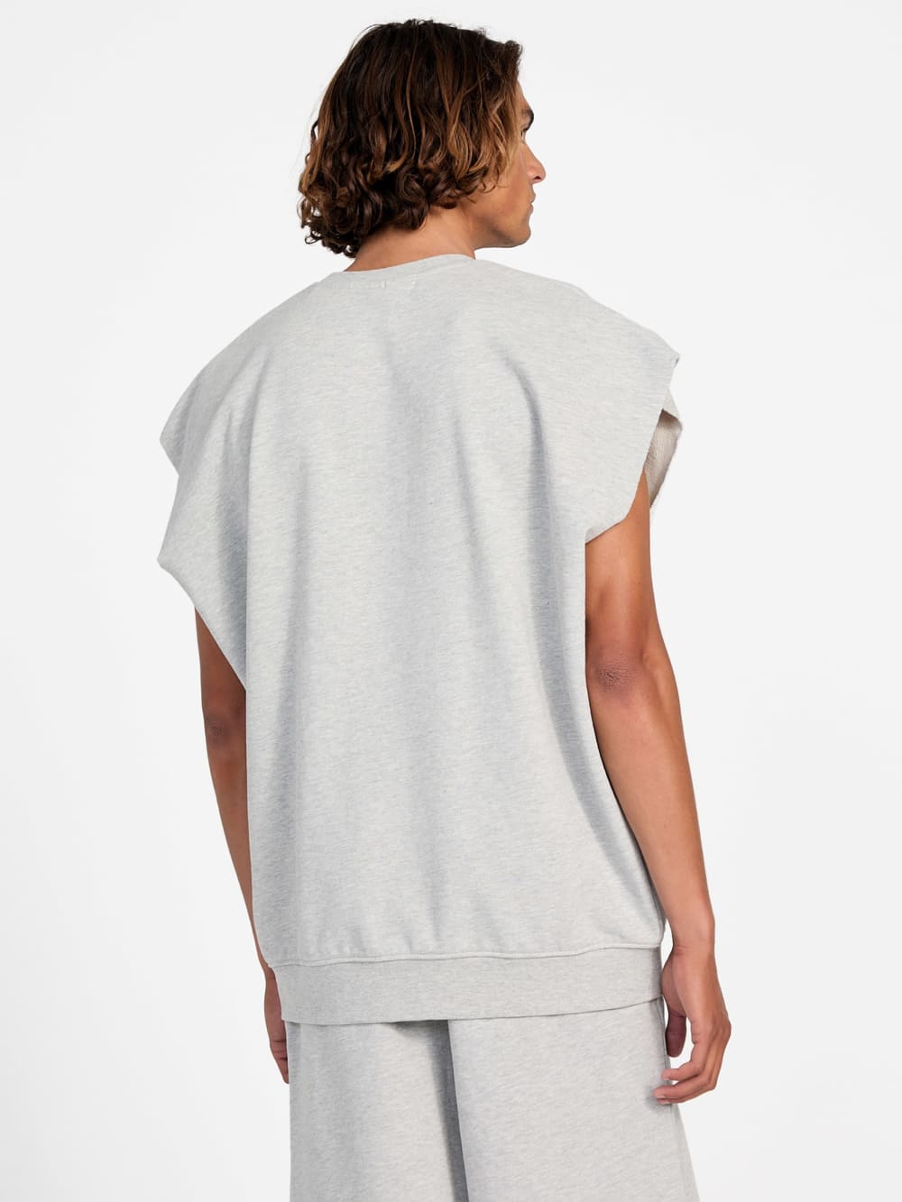 Eco Allium Sleeveless Sweatshirt - Guess