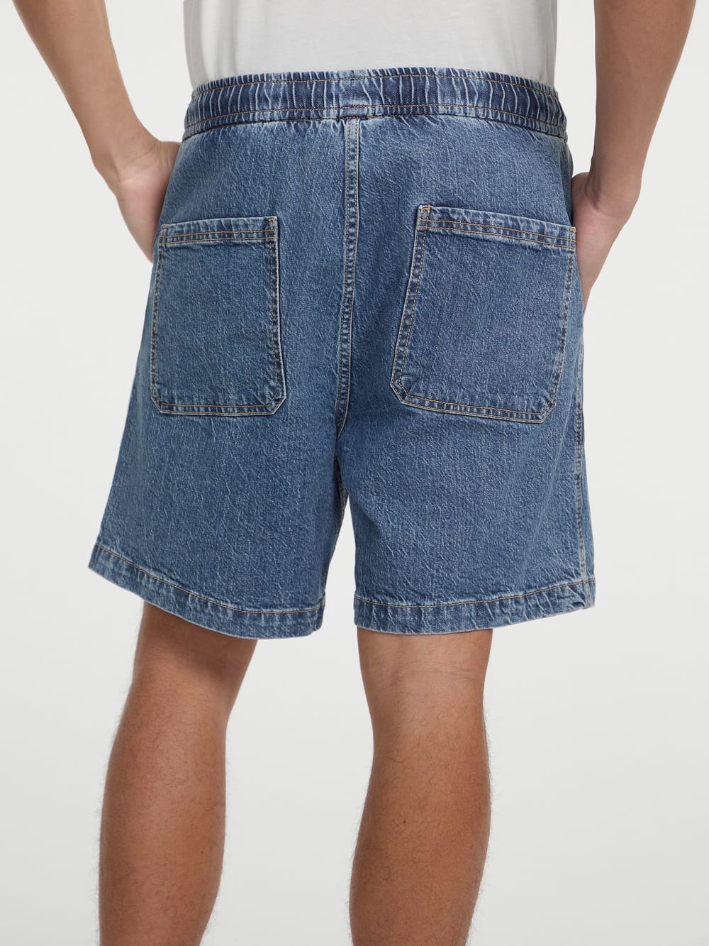 Denim Jogger Shorts - Guess