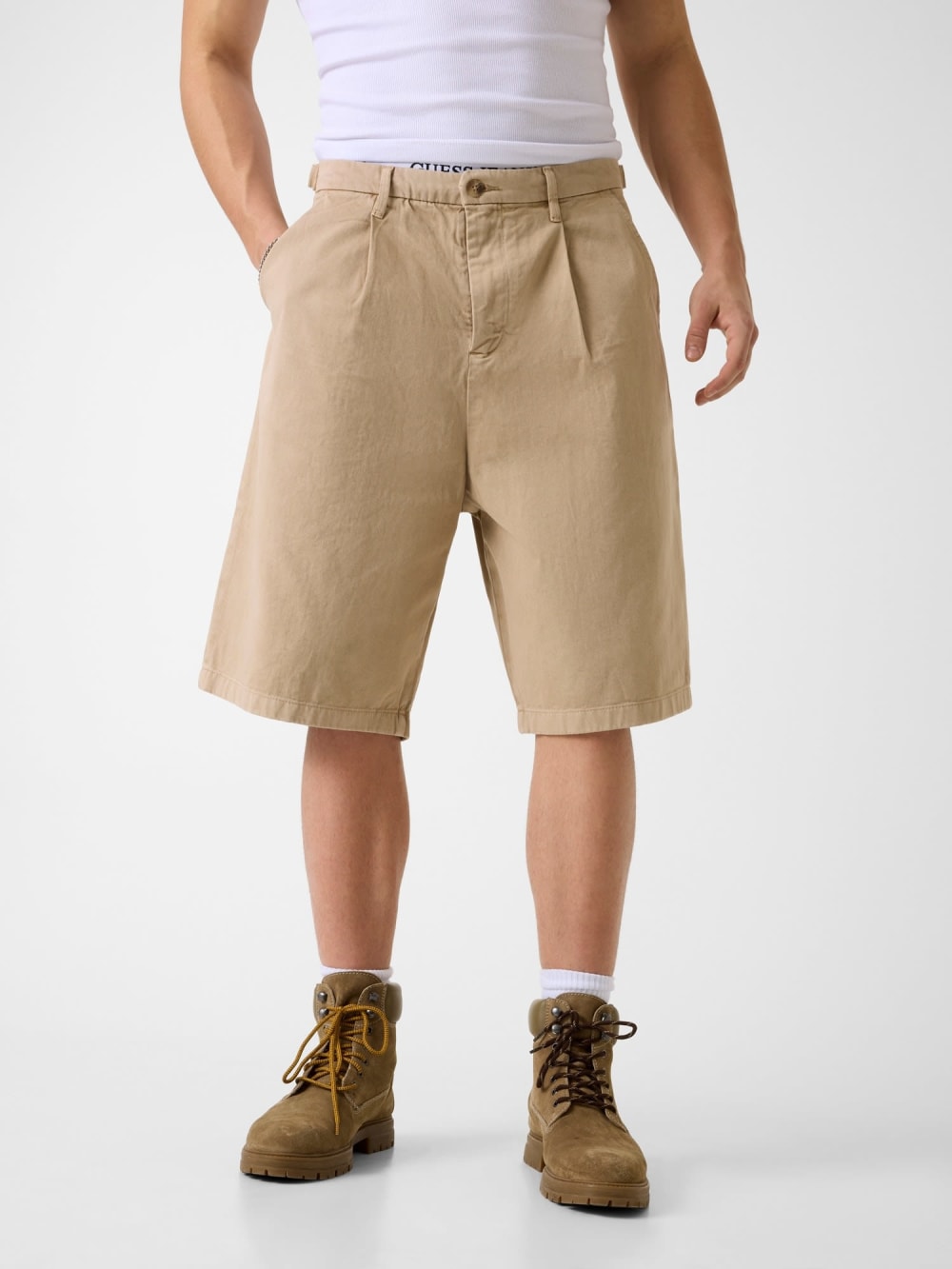 Baggy pleated shorts - Guess