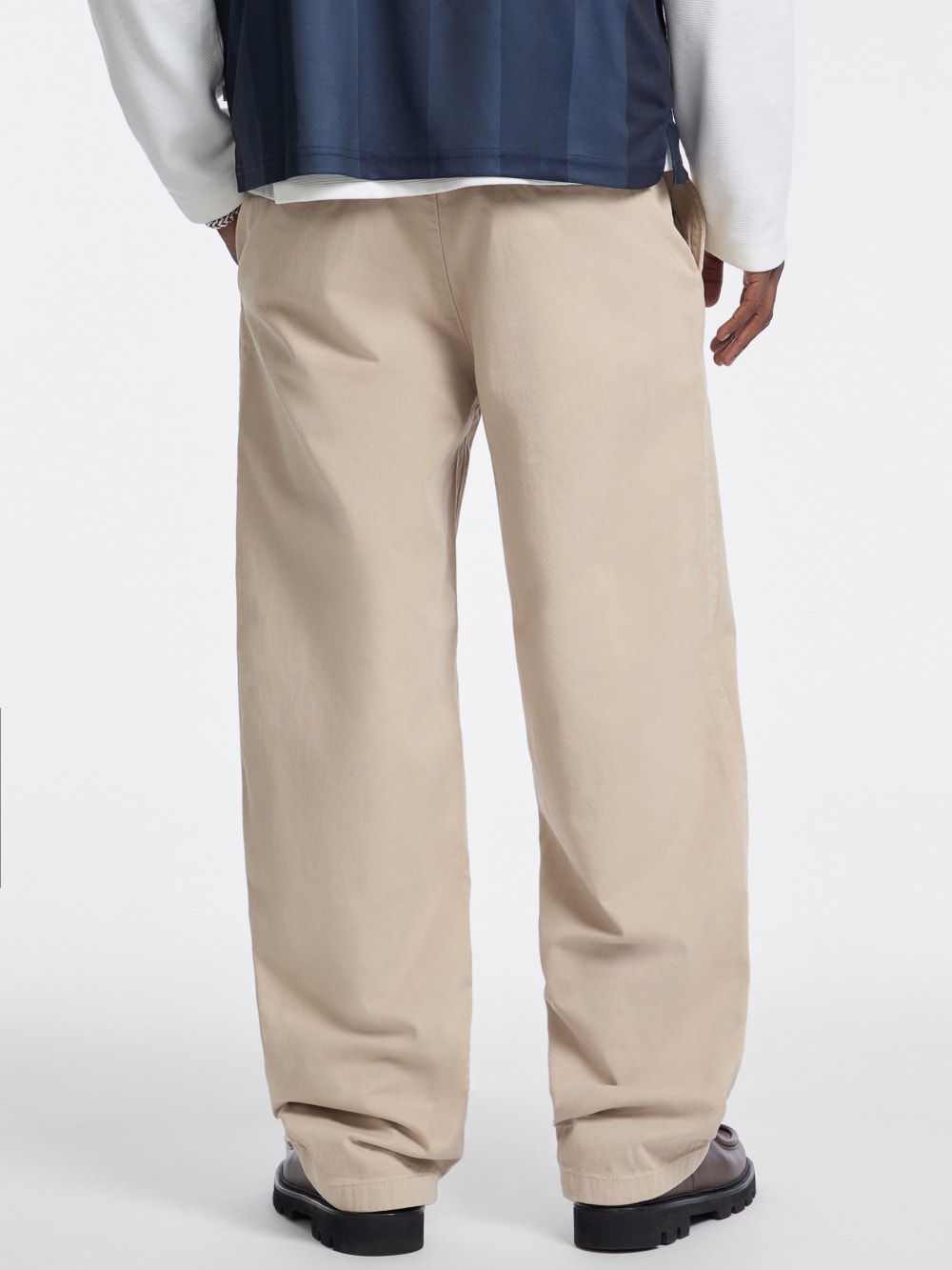 Wide Leg Chino Pants - Guess