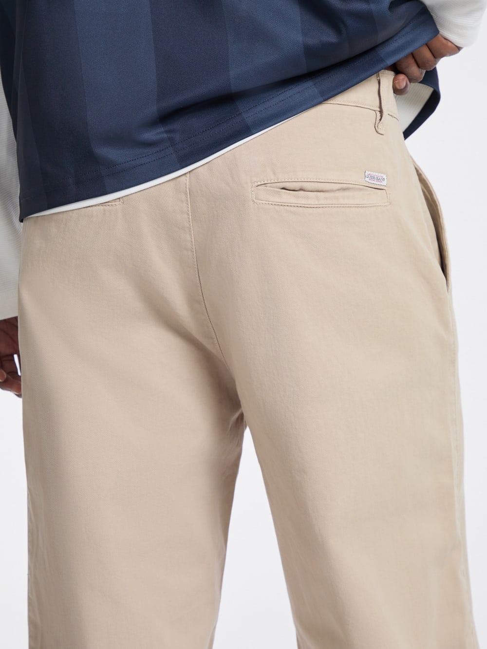 Wide Leg Chino Pants - Guess