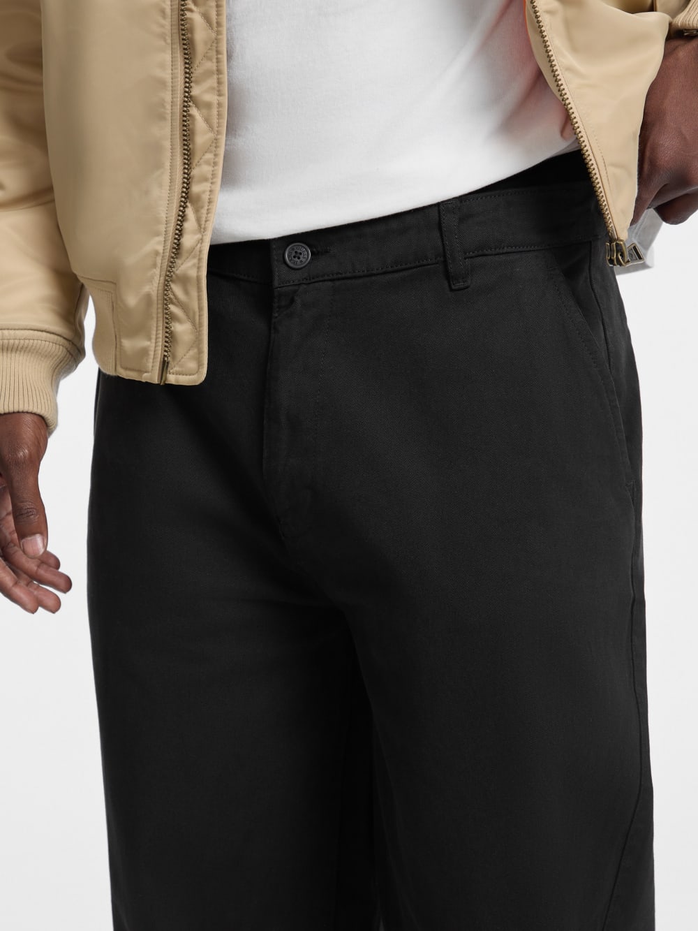 Wide Leg Chino Pants - Guess