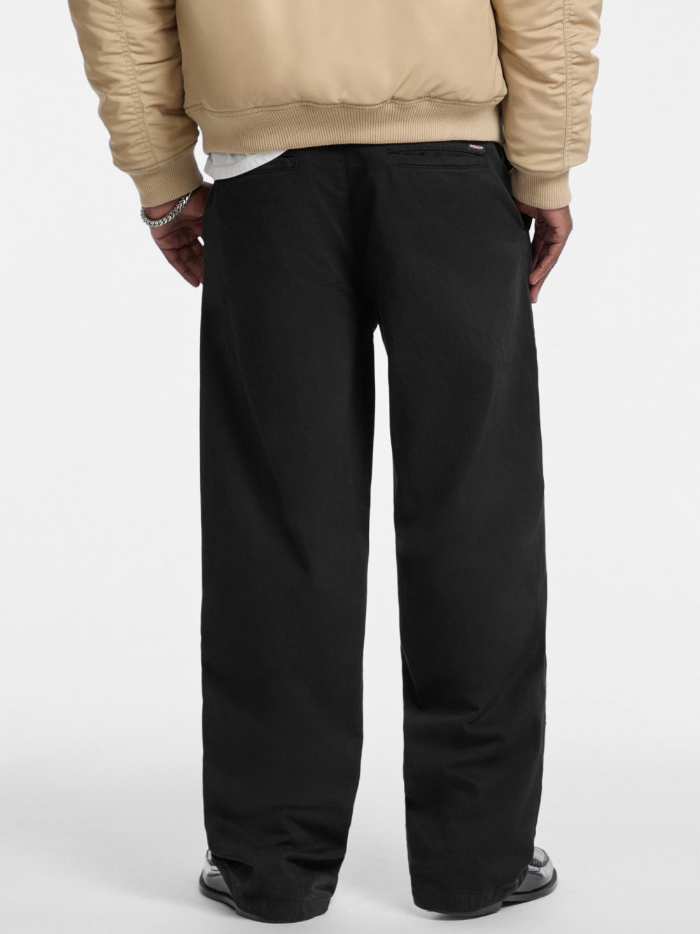 Wide Leg Chino Pants - Guess