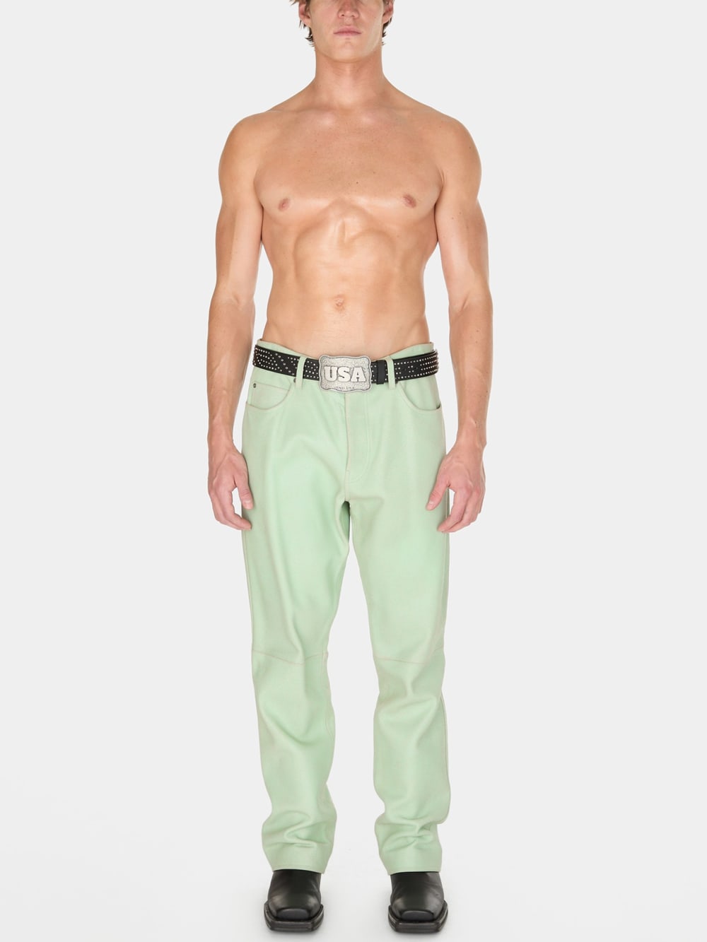 crackle leather pant - Guess