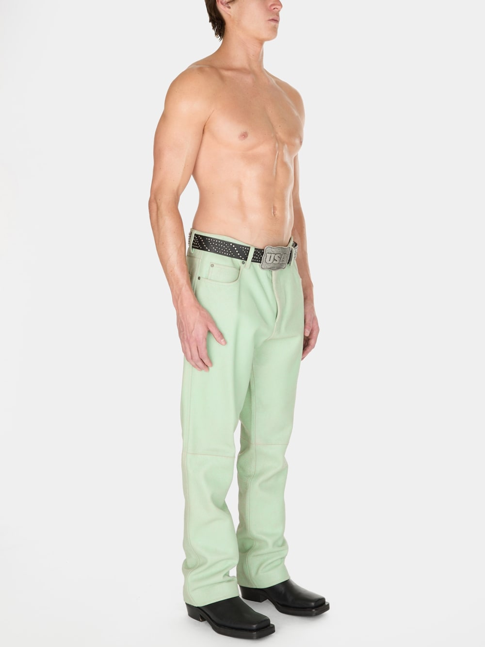 crackle leather pant - Guess