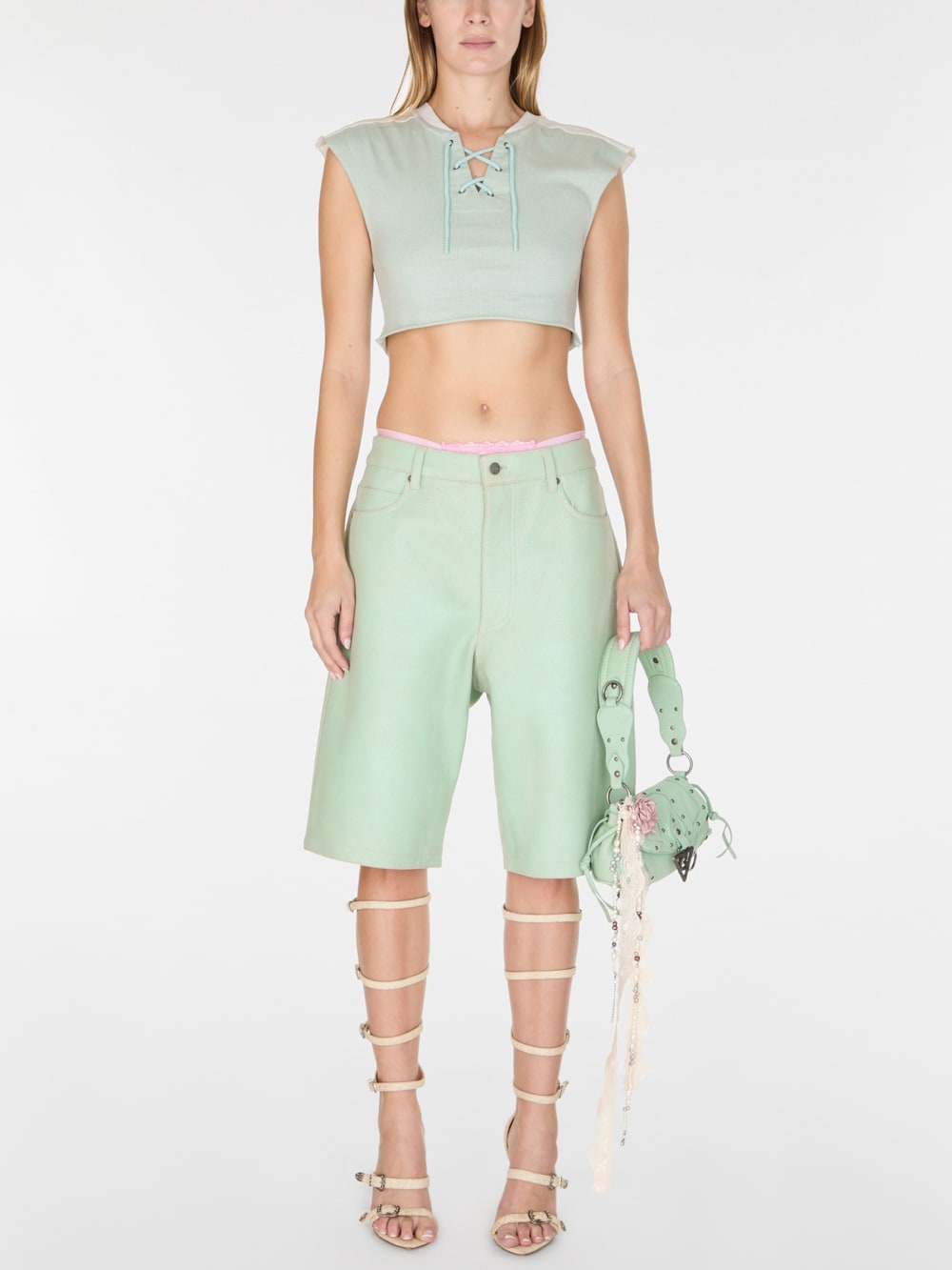 crackle leather pant - Guess