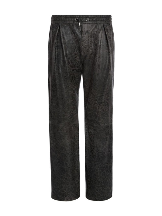 leather joggers - Guess