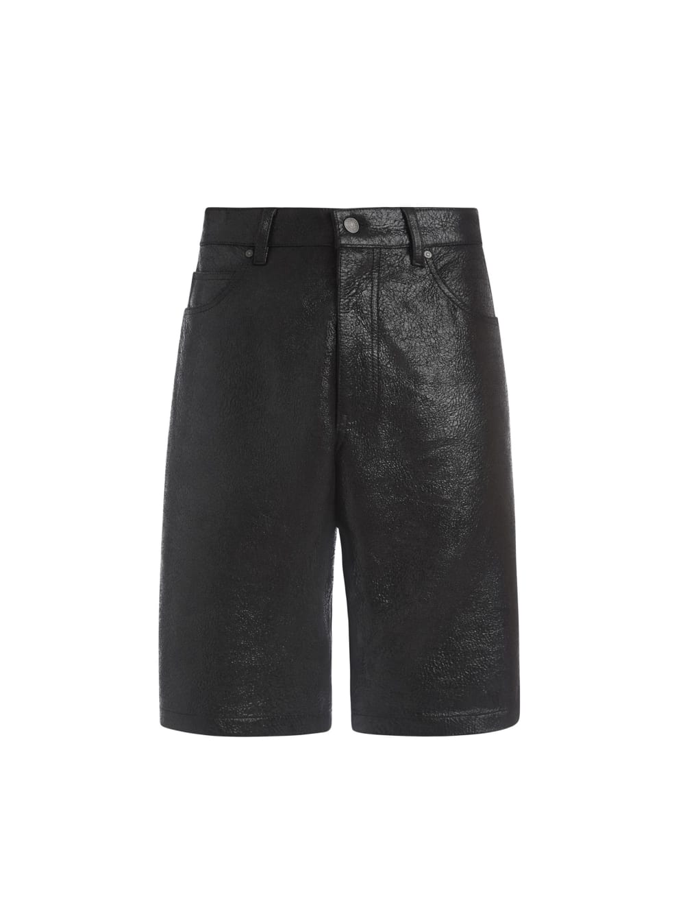 crackle leather short - Guess