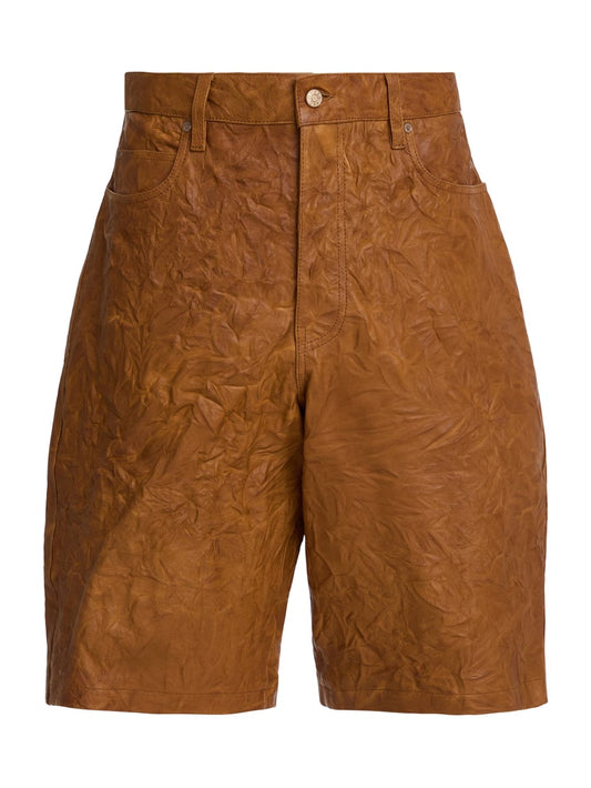 crinkle leather short - Guess