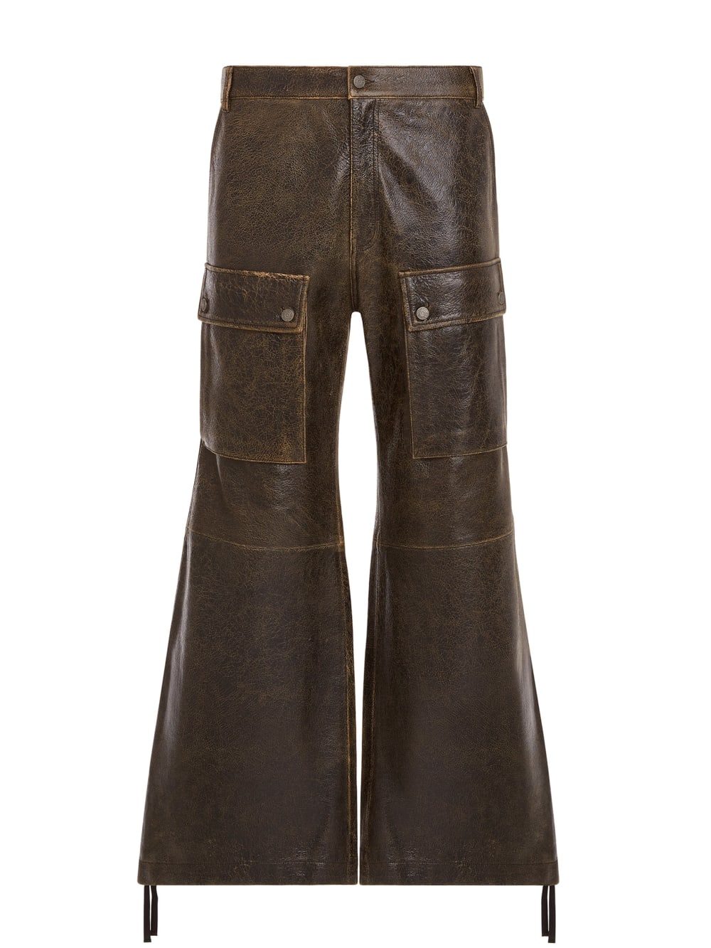 crackle leather utility pants - Guess