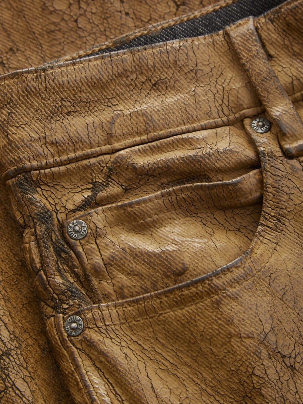 peeled flare jeans - Guess