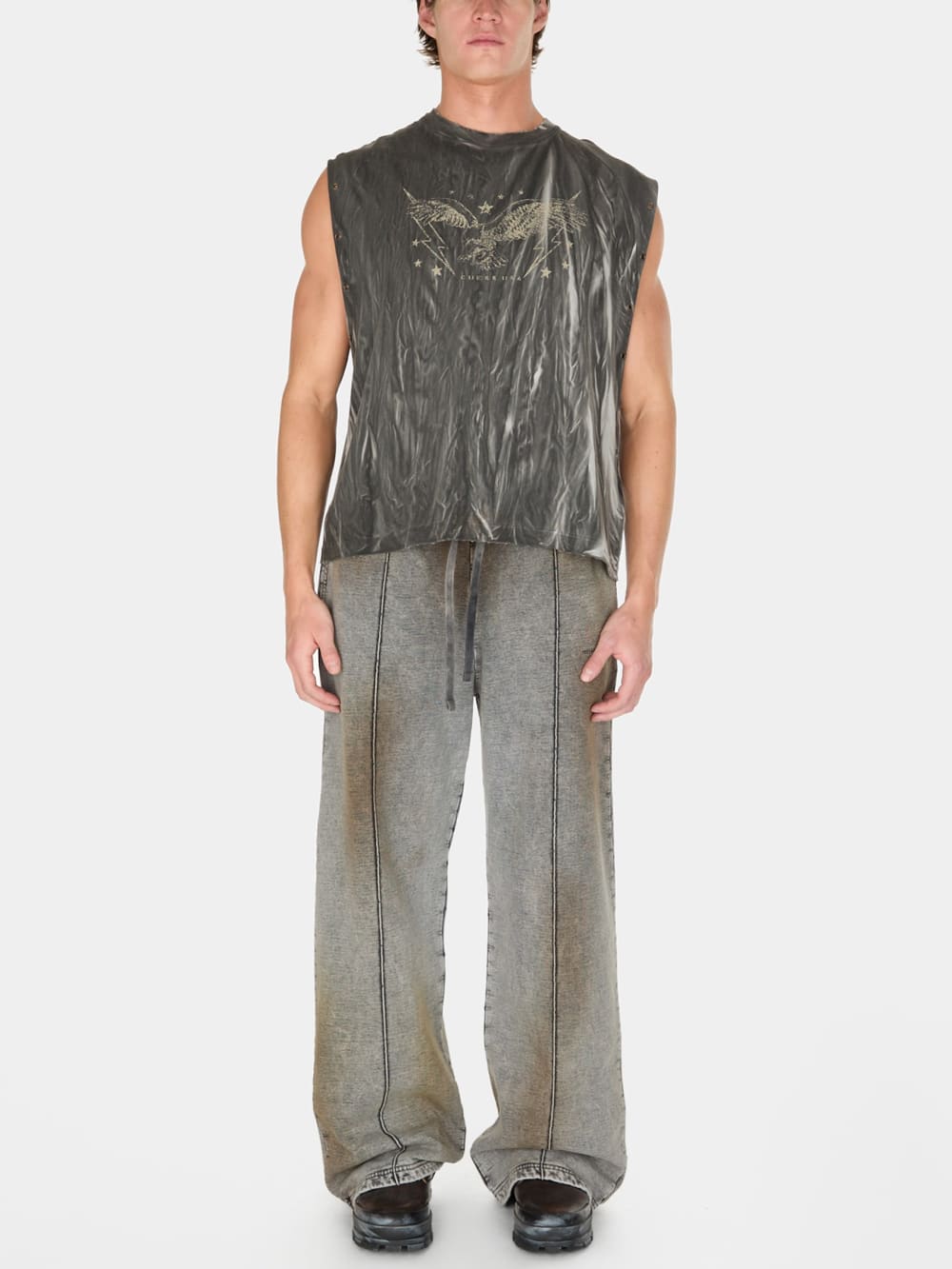 vintage washed jogger pant - Guess