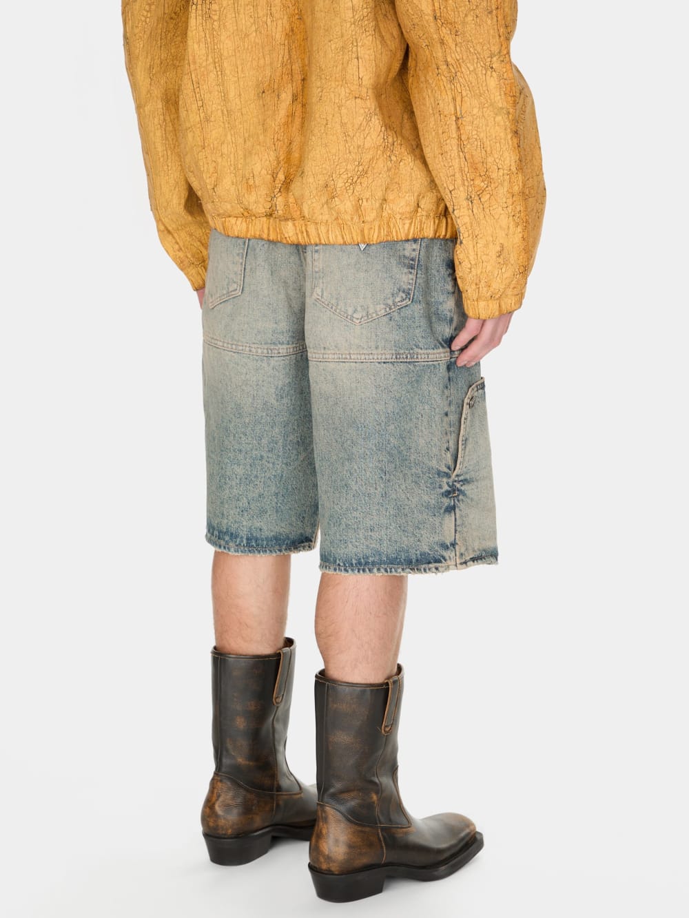washed denim utility short - Guess