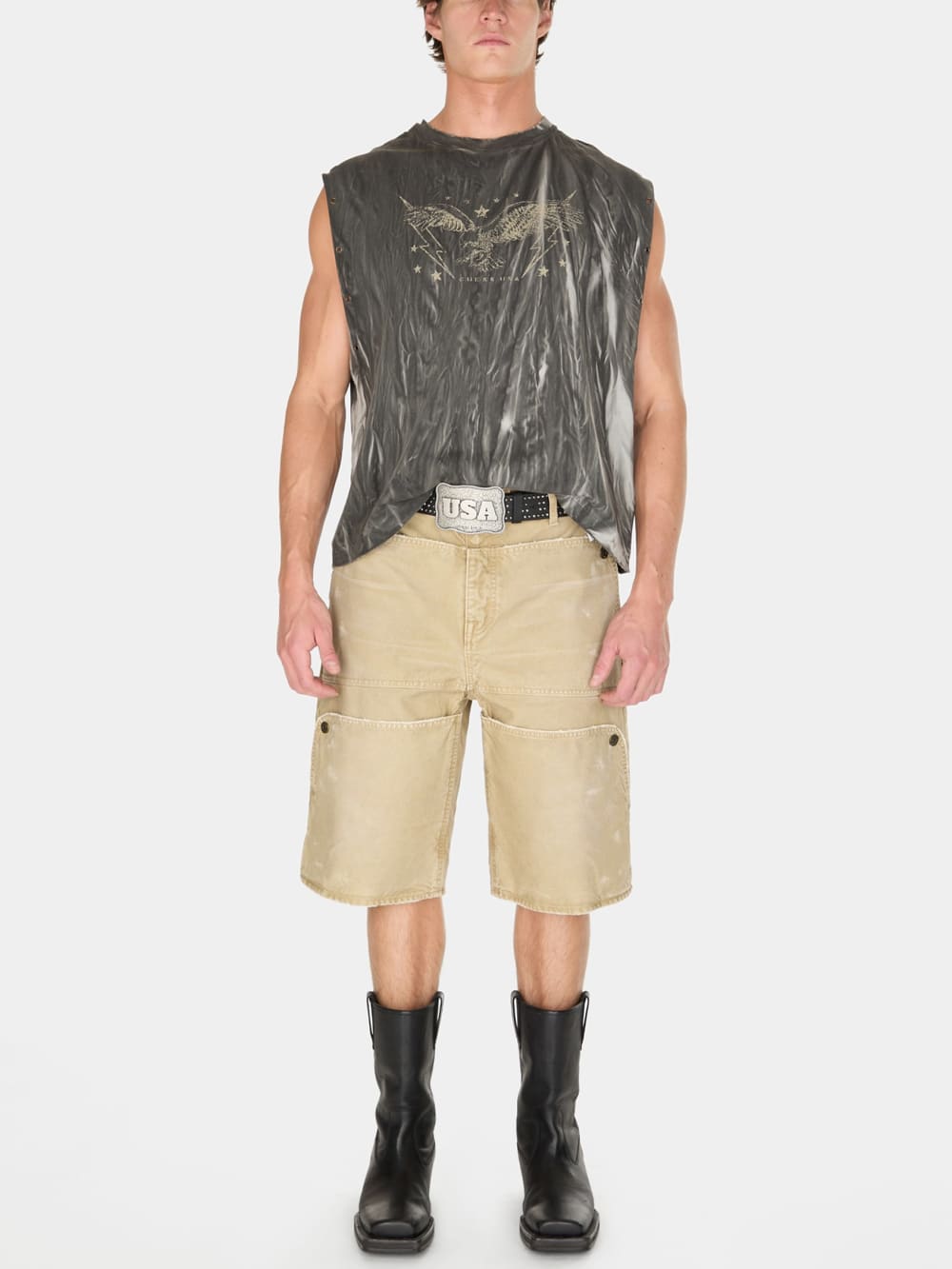 canvas utility short - Guess