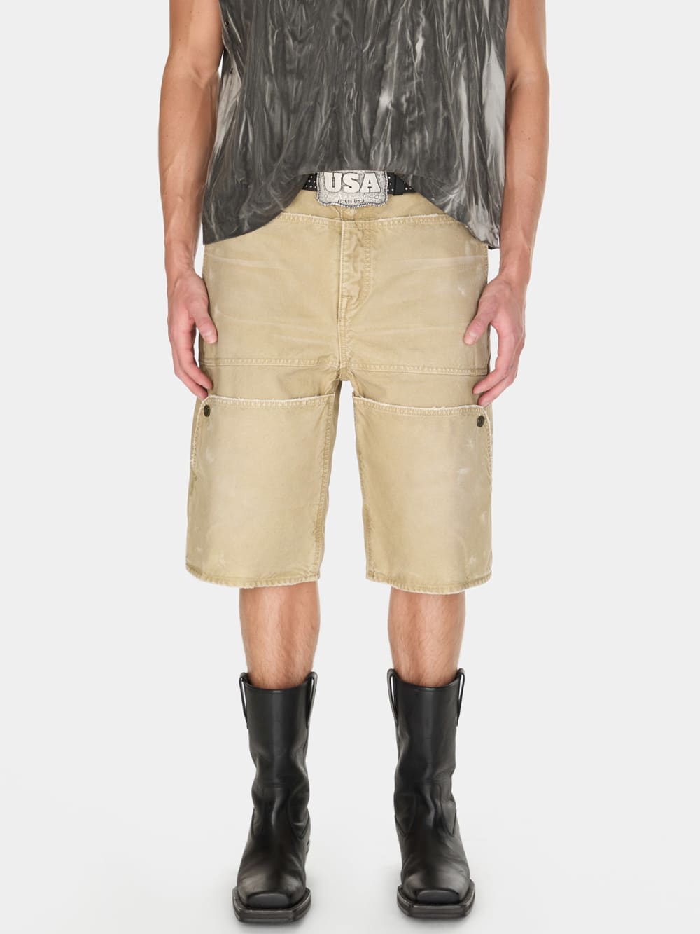 canvas utility short - Guess