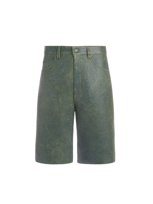 crackle leather short - Guess