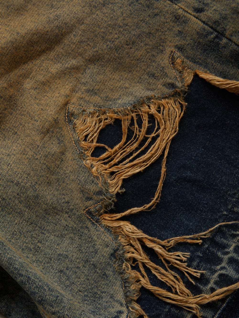 distressed denim short - Guess