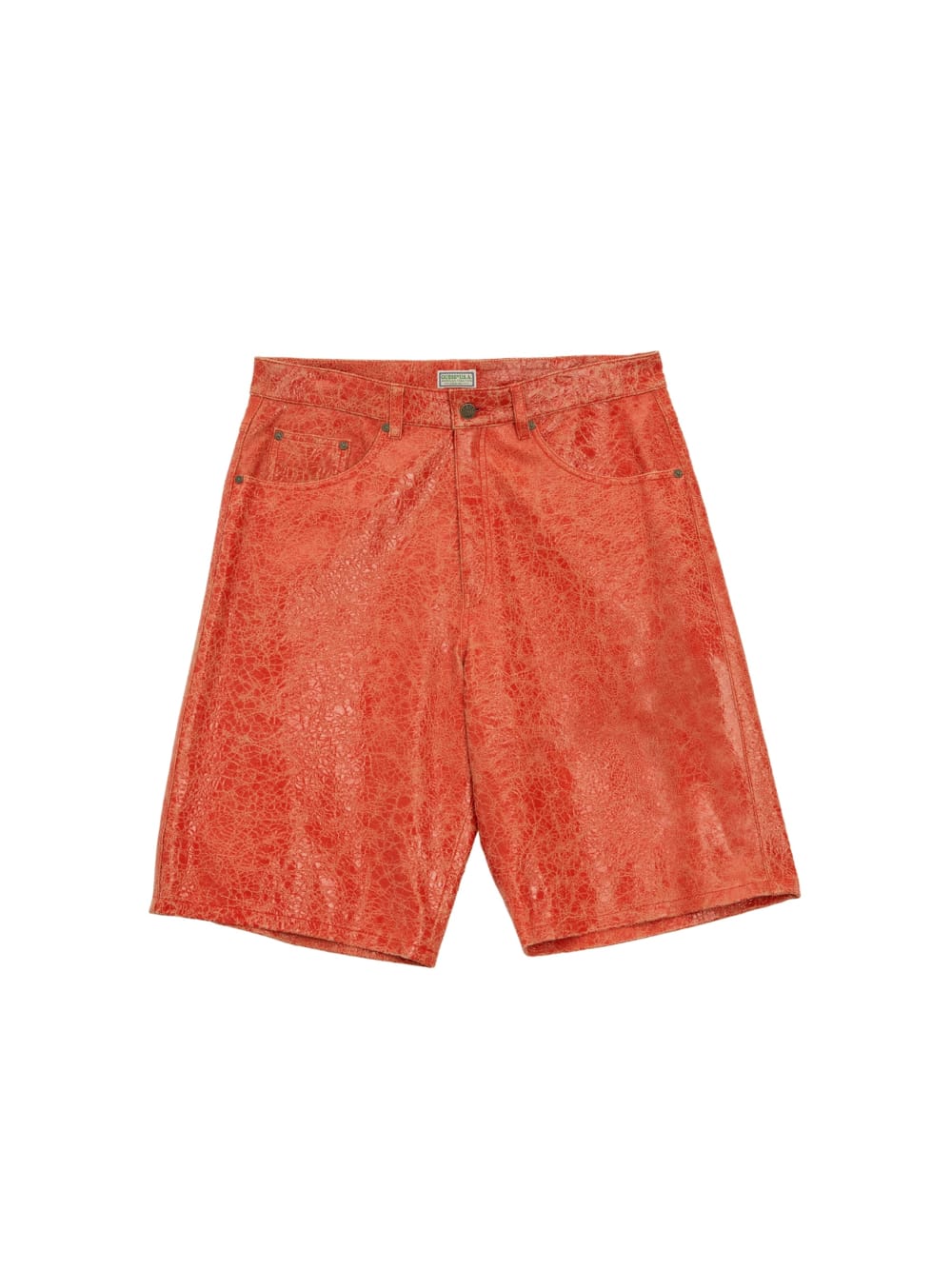 Cracked Leather Shorts - Guess