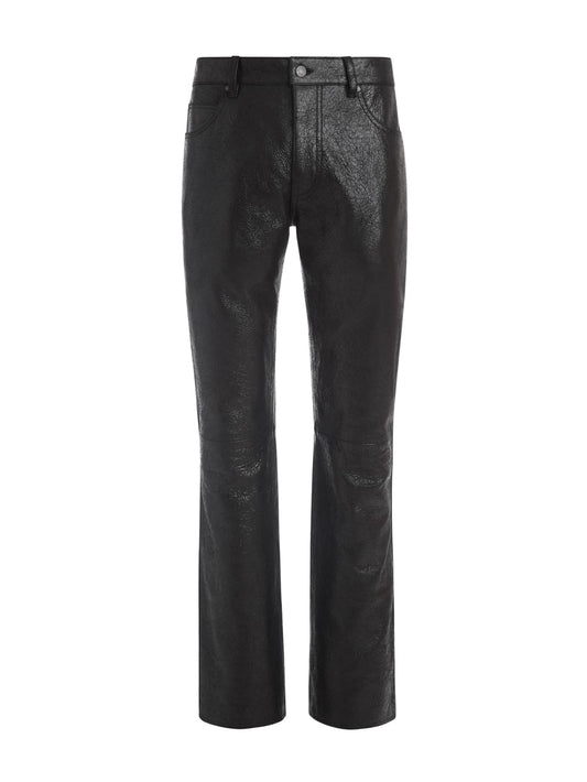 crackle leather pant - Guess