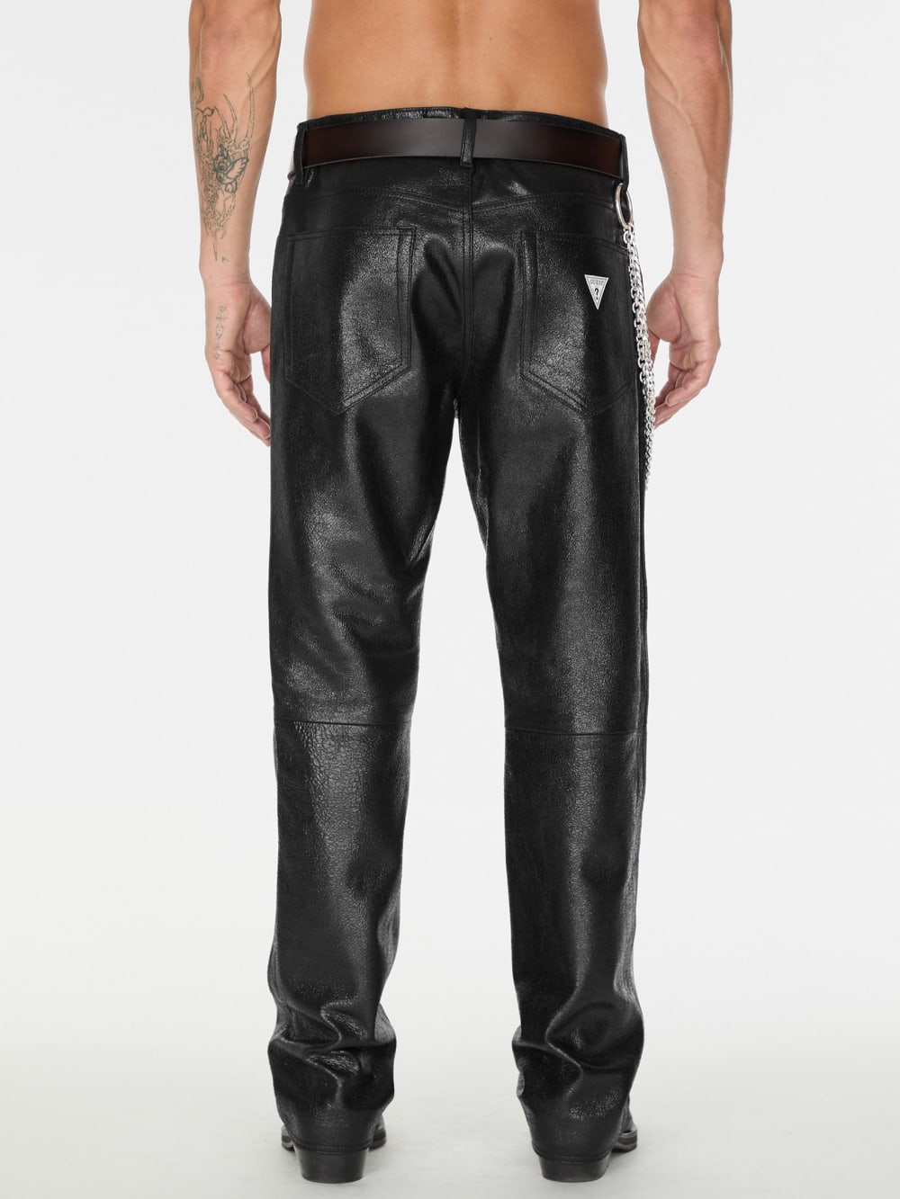 crackle leather pant - Guess