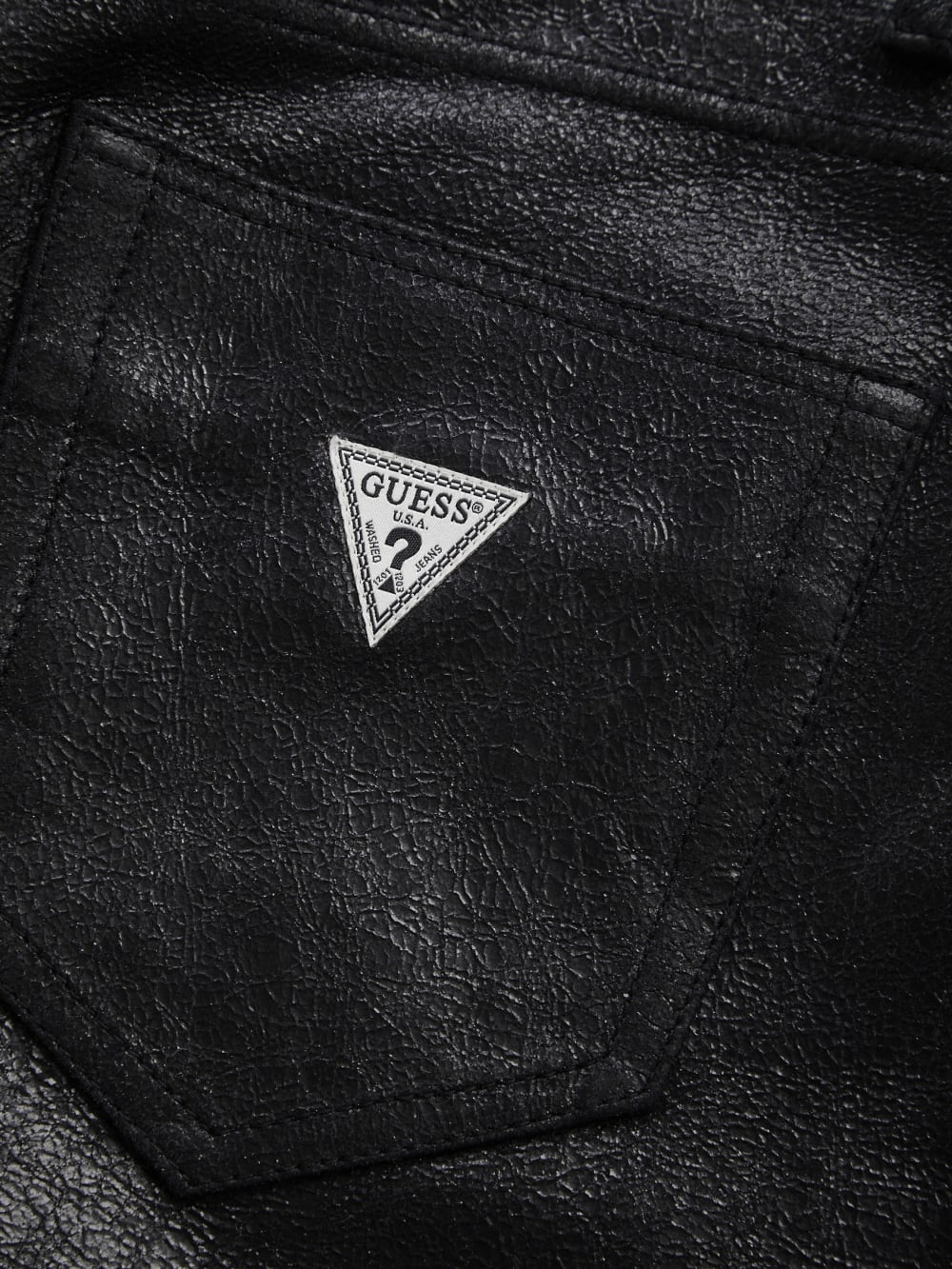 crackle leather pant - Guess